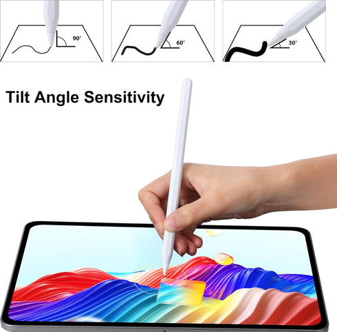 Stylus Pen for iPad, Apple Pencil 2nd Generation with Magnetic Wireless Charging for iPad Air 5th/4th Gen, Pro 12.9 &
