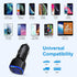 USB Car Charger, 5Pack 2.4A Dual Port USB Cigarette Lighter Car Phone Charger Plug for iPhone 15 14 13 12 SE 11 Pro