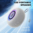 T&G IPX4 5.3, Portable Bluetooth Magnetic Speaker with Pulsing Lights, Stocking Stuffers, Waterproof, All Day Playtime