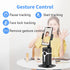 WUOAUM 360 1100mAh Auto Face Tracking Tripod, Rotating Phone Stand with AI Gesture Control & Bluetooth Remote, No App