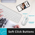 Rapoo N1600 3-Button 1000DPI Quiet Wired Mouse, Optical Mouse, Quiet Button, Ergonomic Shape, for Desktop Computers
