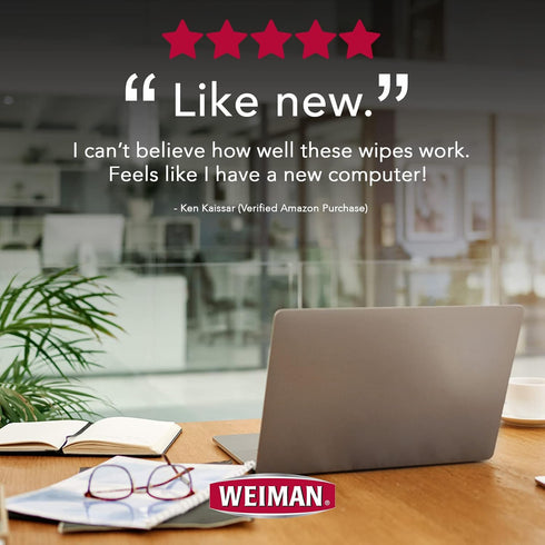 Weiman Disinfecting Electronic Cleaning Wipes, 30 Wipes for Keyboards, Tablets, E-readers, Smart Phones