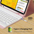 kenke Keyboard Case for iPad 10th Generation 10.9 Inch (2022), Smart Folio Cover with Detachable Wireless Keyboard,