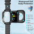 Hensinple Waterproof Case for Apple Watch Band 45mm Series 8/7 with Built-in Screen Protector, IP68 360 Full Protective
