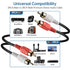 RCA Cable 6ft, 2RCA Male to 2RCA Male - Audio Stereo Subwoofer Cable for Home Theater, HDTV, Amplifiers, Hi-Fi Systems