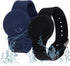 Waterproof Air Tag Bracelet for Kids, 2 Pack Soft Silicone Holder, GPS Tracker Compatible with Apple AirTag
