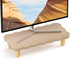 AFOOYO Monitor Stand Riser,Cookie-Shaped Sturdy Wood Computer Monitor Stand, Monitor Stand Riser,