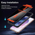 UniqueMe 2+2 Pack Privacy Screen Protector & Camera Lens for Samsung Galaxy S21 Plus 6.7"?7H Hardness??Fingerprint