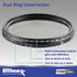 Ultimaxx 77MM Complete Lens Filter Accessory Kit, Variable ND Filter (ND2-ND400) + UV CPL FLD Filter Set + Macro Close