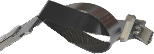Long Black FFC USB C FPV Flat Slim Thin Ribbon FPC Cable, USB Type-C 90 Degree to Standard USB A for Sync and Charging