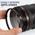 82mm 8 PATIKIL Star Filter, Points Starburst Len Filter Variable Twinkle Effect Ultra Slim Optical Lens for Nikon