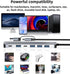 SkyeySnail 8 1, 3.0 2.0, 8 USB3.0 USB Hub in USB A/C to USB USB Ports Portable USB Splitter, USB Docking Station