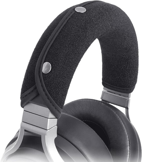 Replacement Headphone Headband Cover for Corsair Virtuoso, Audio Technica ATH M Series, Easy Installation (Black)