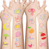 Luziwiox 10 teenagers Temporary Tattoos Sticker for Kids Designs | Waterproof Temporary Tattoos
