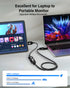 8K 2Pack, 48Gbps 8K@60Hz, 4K@120Hz Mini HDMI to HDMI Adapter Ultra High Speed Bidirectional Transmission, Female