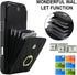 MRRSIWEI 17 17 Crossbody Case for Apple Pro Max with Card Holder, PU Leather with Wallet Removable Lanyard Wrist Strap