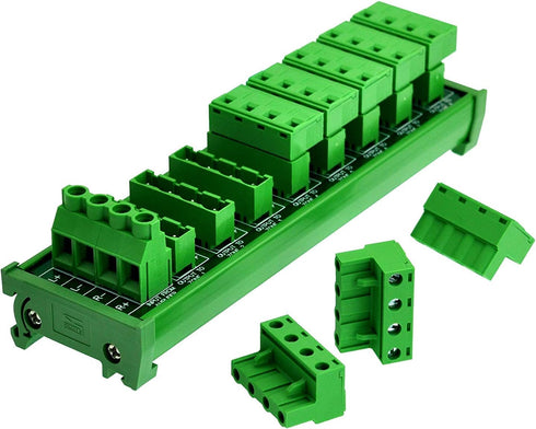 OONO Whole House Audio Stereo - 8-Zone Speaker Distribution Module with DIN Rail Mount Carrier