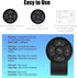 Bluetooth Media Button, Wireless Remote Control for Car, Bike, Motorbike, Boat, IPX6 Waterproof, Compatible with