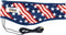 CozyPhones USA Patriot Sleep Headphones - Ultra Thin Over Ear Wired for Side Sleepers, Meditation, Running, and More.