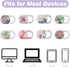 Yuanchu 8PCS 0.03in Webcam Cover Slide,Flower Pattern Thin Phone Camera Cover Laptop Computer Camera Cover Slide