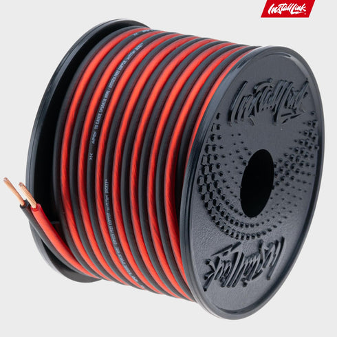 16 Gauge Pure Copper Speaker Wire (OFC) by Install Link, 30 Feet for Car or Home Theater