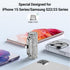 Mini Portable Charger USB C, 4500mAh Bling Cute Battery Pack for iPhone 16 15 /Pro/Pro Max/Plus, Shiny Silver