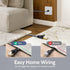 7 3ft 10Gbps Cat Ethernet Cable High-Speed, Premium Braided Flat Design for Gaming, Streaming, Home and Office