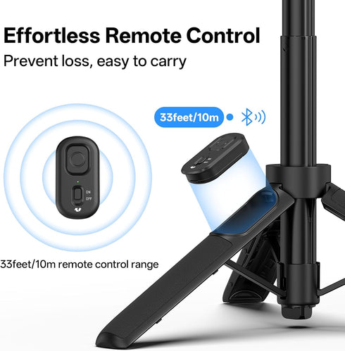 VRIG Select 17 16 15 14 13 12 VRIG Magnetic Selfie Stick Tripod for iPhone with Bluetooth Remote, Extendable Phone