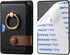 Wallet Stick on Phone Case, Credit Card Holder with Ring for Back of Phone Cases, Compatible with iPhone, Samsung Galaxy