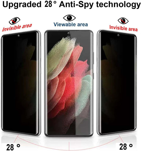 Samsung Galaxy Note 20 Privacy Screen Protector 2 Pack - Anti-Spy TPU Film, HD Ultra-Thin, Bubble-Free, Full Coverage.