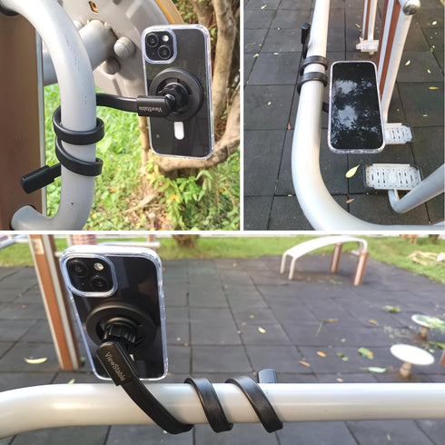 YKI Magnetic Phone Holder Stand with Flexible Arm, ViewStable Magnetic Flexible Phone Holder Mount