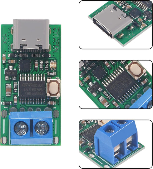 Type-C USB-C PD2.0 3.0 to DC USB Decoy Fast Charge Trigger Module - Pack of 2