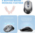 cimetech 2.4G 3 Wireless Mouse, Silent Computer Mice Cordless with Adjustable DPI,Ergonomic Mouse for Laptops
