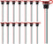 15PCS USB-C Charging Connector, Type-C Female Chassis 4 Pin Socket Waterproof Pigtail Cable Extension Power Cable 3A