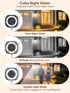 GUOANVISION 5G Security,4X 2K Detection,2-Way Talk,Siren,IP66,SD Dual-Antenna Stable WiFi Cameras for Home Zoom Outdoor
