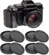 4Pcs Lens Rear Back Cover Body Front Cover Cap Set for Sony A Mount Lens Camera
