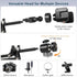 juttilax 360 5lb,Desk Overhead Camera Mount,Camera Desk Mount with Adjustable Arm and Phone Holder,Max Load-Bearing