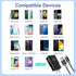 Adaptive Fast Charging Wall Charger with USB C Cable 10Ft, Excgood Fast Charger Power Adapter for Galaxy S23