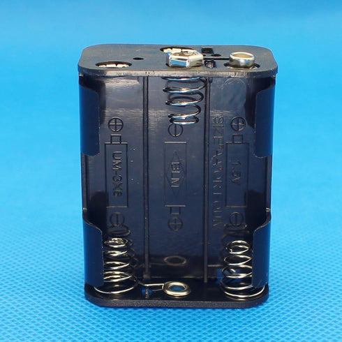 4 Set Thicken Battery Holder 6 x AA and T Type Wired Battery Clip Standard Snap Connector