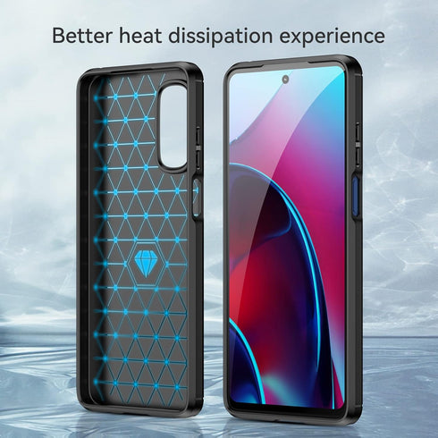 Fashion Non-Slip Shock-Absorption Flexible TPU Bumper Case for Motorola Moto G Stylus 5G 2022 with HD Screen Protector