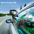 REYGEAK Suction Cup Car Mount with 1/4 Thread, 360° Rotation Windshield Mount for GoPro Hero 12 11 10 9 8 Insta360 X4 X3
