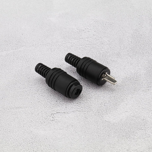 eMagTech 20PCS 2 Pin DIN Speaker Plug with Screw Terminals for HiFi Loudspeaker Devices, 10 Male & 10 Female