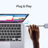 UGREEN 4 3.0 M4, S23, 0.5FT USB C to USB A Hub with USB for Laptop, MacBook Pro/Air, Mac mini iMac, iPad Pro
