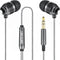 Betron B25 Earphones: Lightweight, noise-isolating wired headphones with strong bass, tangle-free cord, and soft tips