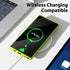 oakxco Liquid Silicone Phone Case for Samsung Galaxy Note 9, Cute Thin Slim Soft Rubber TPU Cover, Lime Neon Yellow