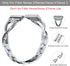 Wearlizer Metal Band Compatible with Fitbit Versa 4/Versa 3/Sense/Sense 2, Dressy Stainless Steel Bling Bracelet Strap
