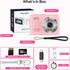 Dienspeak 1080P 64GB 0.96" Mini Camera HD Video Recorder Keychain Digital Camcorder with Card, HD Display, Long Battery