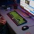 HeengYanson 7-Color Wired Keyboard and Mouse Combo, Backlit Computer Keyboards with Wrist Rest, Light Up Keyboard Easy