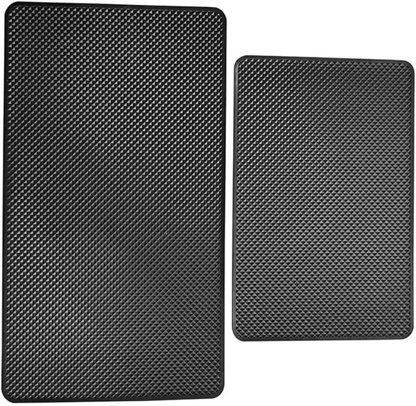 2 Pack Car Dashboard Anti-Slip Rubber Pad Grip Mat, Non-Slip Nano PU Gel Grip Heavy Duty Storage Pads