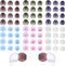 Hpmjz 36 Pairs Ear Bud Rubber Tips Silicone Earbud Replacement Tips Ear Tip